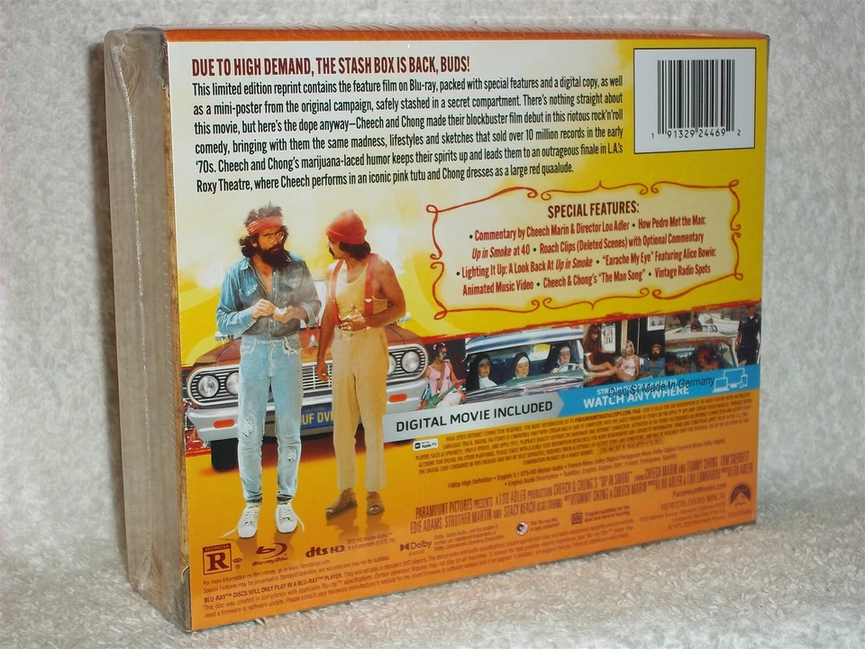 Up in Smoke 45th Anniversary Stash Box (Blu-ray 2023) stoner comedy cheech/chong - Bild 2 von 4