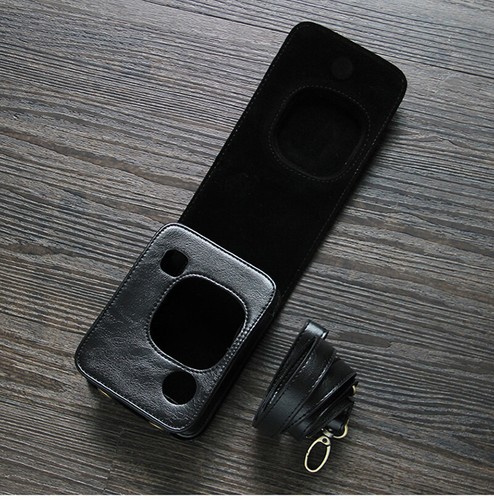 PU Leather Camera Case Bag Cover Belt For Fujifilm mini90 mini LiPlay mini11 12 - Picture 8 of 17