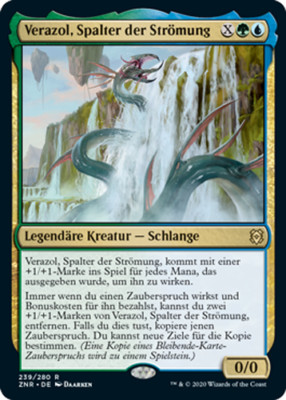  Magic the Gathering - Verazol, Spalter der Strömung - ZNR-DE239 MtG NM