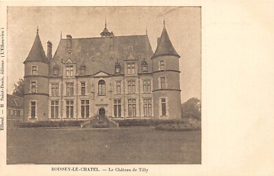 C003 France, Boissey-le-Châtel , Le Chateau de Tilly vintage postcard