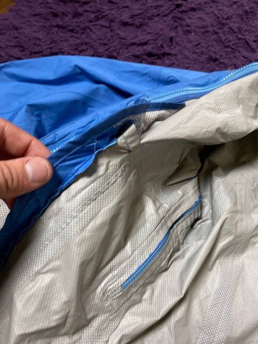 Mens M Marmot waterproof Faded Blue jacket windbreaker - Picture 17 of 24
