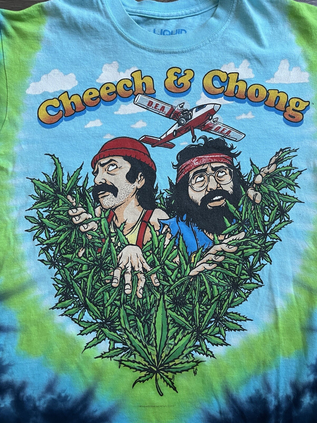 Cheech and Chong Liquid blue T-shirt