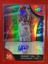 Herbert Hill  2007-08 Finest #84 Rookie (RC) Autographs Refractors Auto