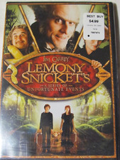 LEMONY SNICKET'S A SERIES OF UNFORTUNATE EVENTS - DVD New - Sealed