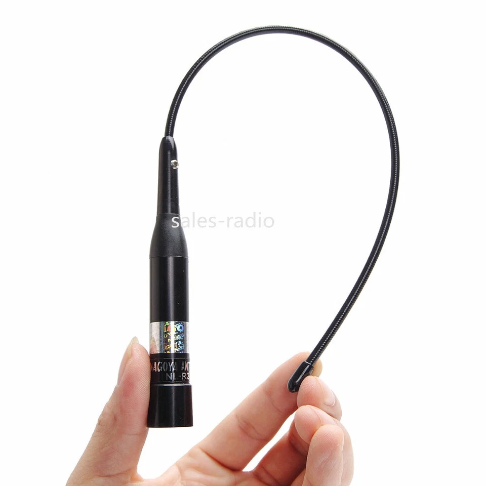 Antena de radio de doble banda Nagoya NL-R2 VHF/UHF 144/430 MHz cable base clip 5M Foto 3 de 4