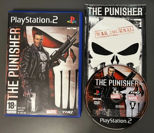 The Punisher - Sony PS2 Playstation 2 Game PAL Complete Black Label Marvel