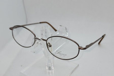 SUCCESS SS-224 UNISEX EYEGLASSES 48-19-140 BROWN WITH SOFT CASE