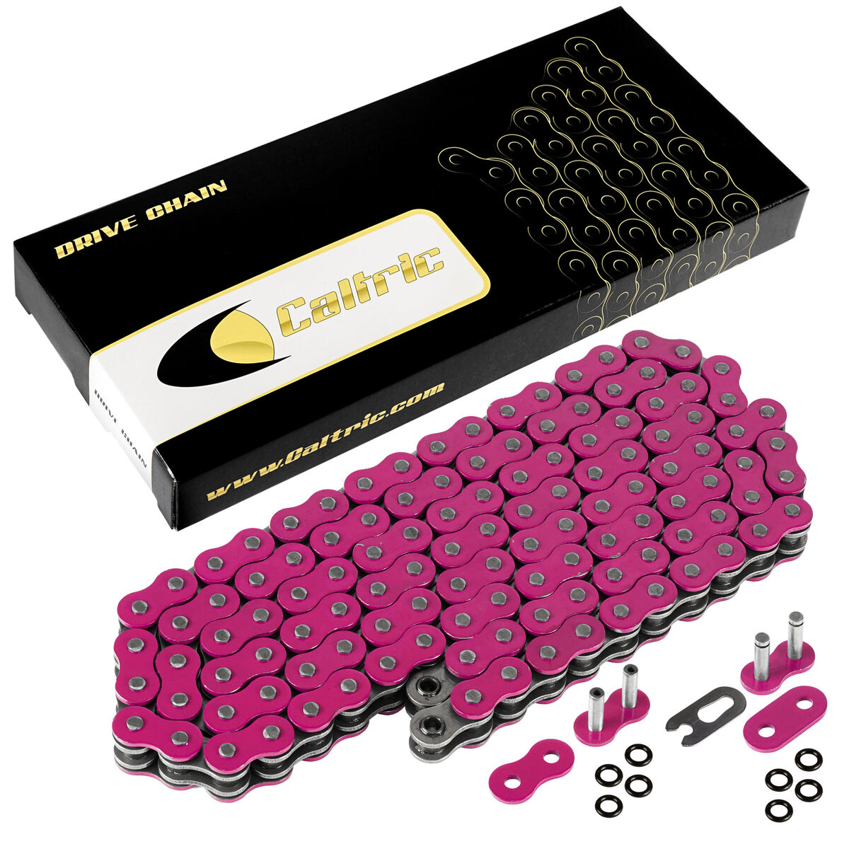 Pink O-Ring Drive Chain for Kawasaki ZX636 Ninja ZX6R ZX-6R