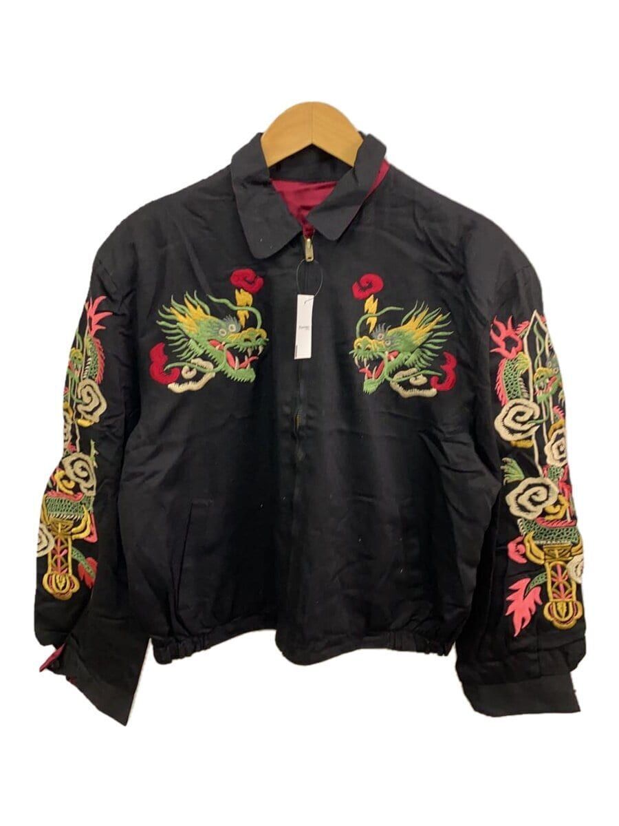 CREAM SODA Sukajan Rock a Beat Pink Dragon 80s FDC Zip CREAM SODA Sukajan Rock a Beat Pink Dragon 80s FDC Zip