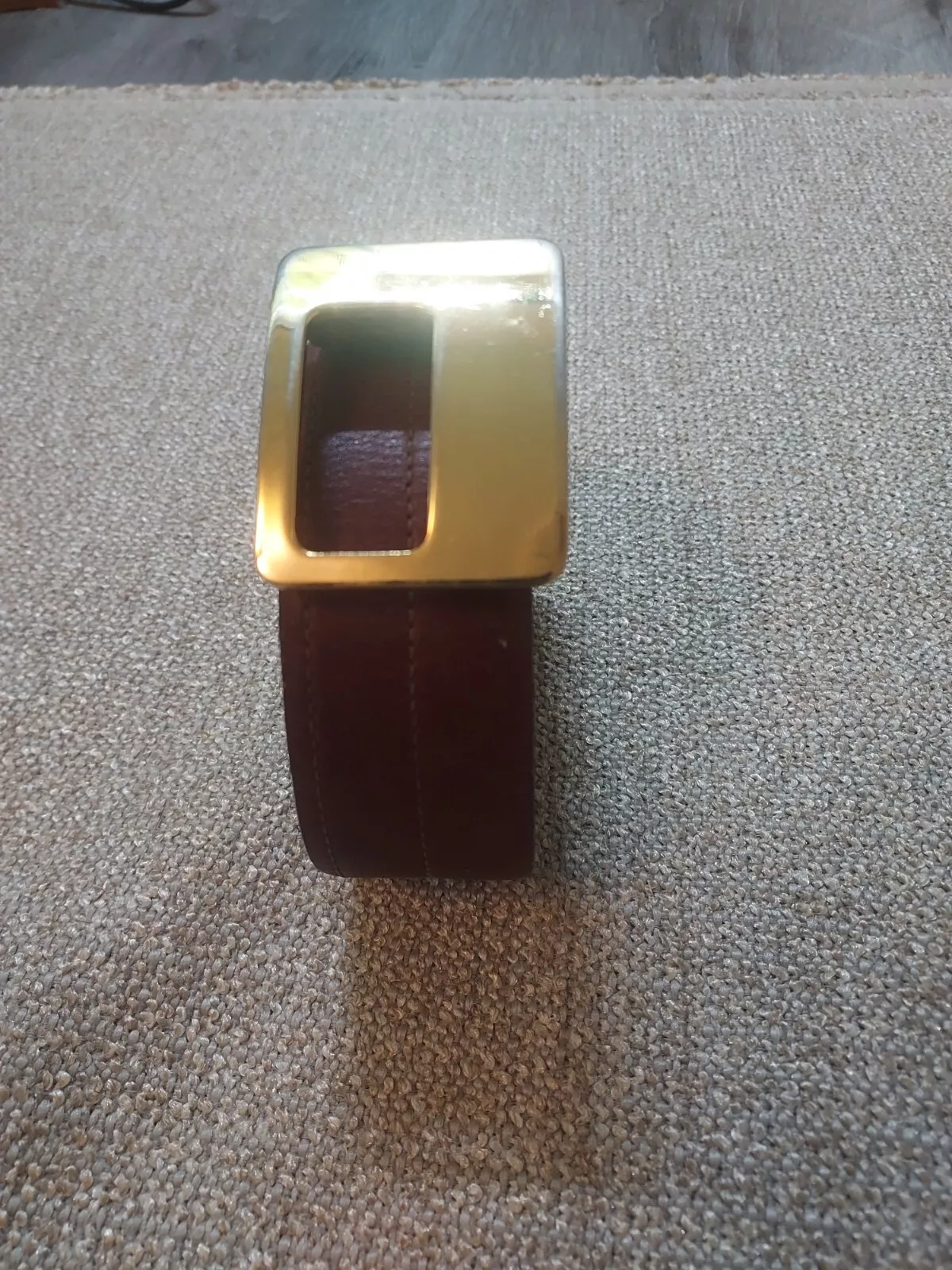Ceinture à gants homme Christian Dior cuir marron taille 36