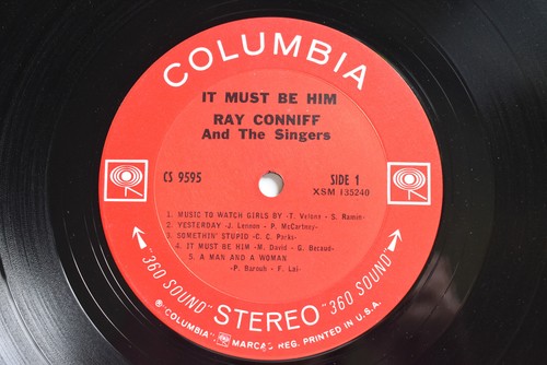 RAY CONNIFF IT MUST BE HIM SINGLE VINYL LP RECORD CS 9595 LOUNGE 1967 - Picture 5 of 5