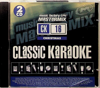 Music Factory MASTERMIX CHRISTMAS KARAOKE 2-CD (CD+G) DJ Only The Best of