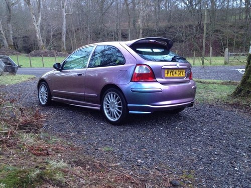 MG ZR 1.8 04 plate limited edition purple chameleon 3 door - Picture 2 of 7