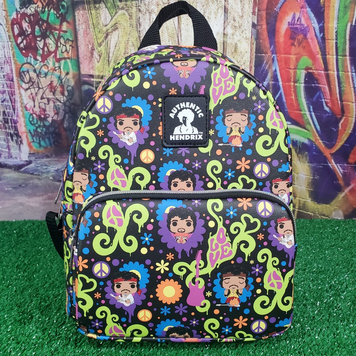 Funko Pop! Jimi Hendrix Love & Flowers Mini Backpack-NWT Amazon.com: Funko Visit The Store Jimi Maui Live Hendrix  main image 3