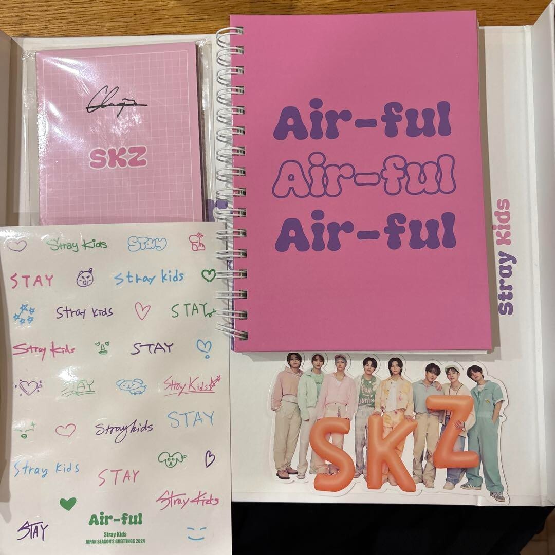 stray kids  新品未開封　2024 シーグリ　air ful Stray Kids 2024 Japan Season's Greetings Air-ful Official MD