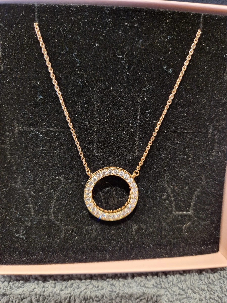 Pandora rose shop gold necklace