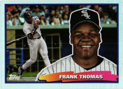 Frank Thomas 2022 Topps Archives Big Foil Retro '88 Refractor