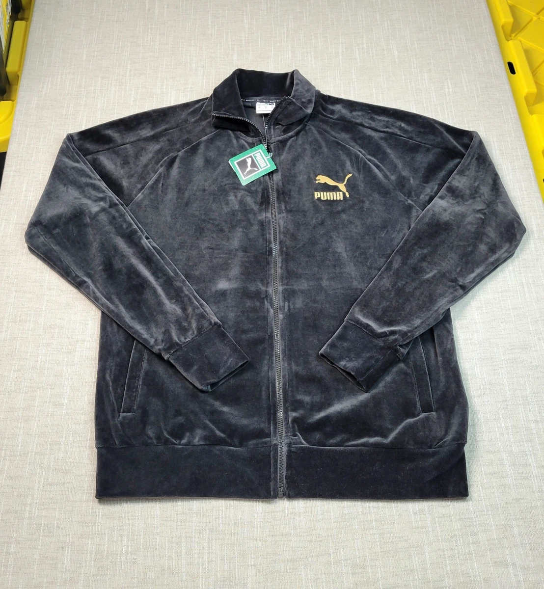 Puma velour on sale jacket
