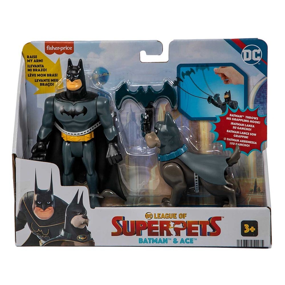 Comprar DC Liga De Super Mascotas Ace Y Batman (Mattel HGL03) De Mattel