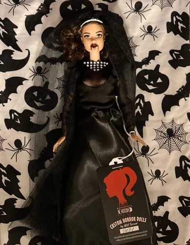 NIGHT OF THE DEMONS Angela CUSTOM HORROR DOLL  ooak Halloween Scary Figure