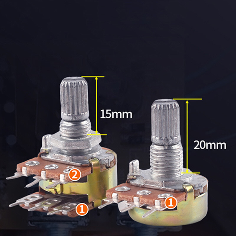 Potenziometro Vaso 15/20mm Albero 1K-1M Lin B Resistore Variabile