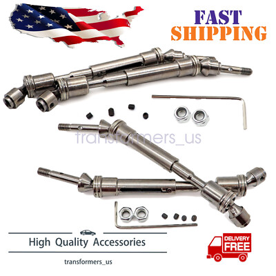 2 Front/Rear Drive Shaft For Traxxas Slash 4X4 Rustler VXL Stampede 4X4 VXL 1/10 | eBay