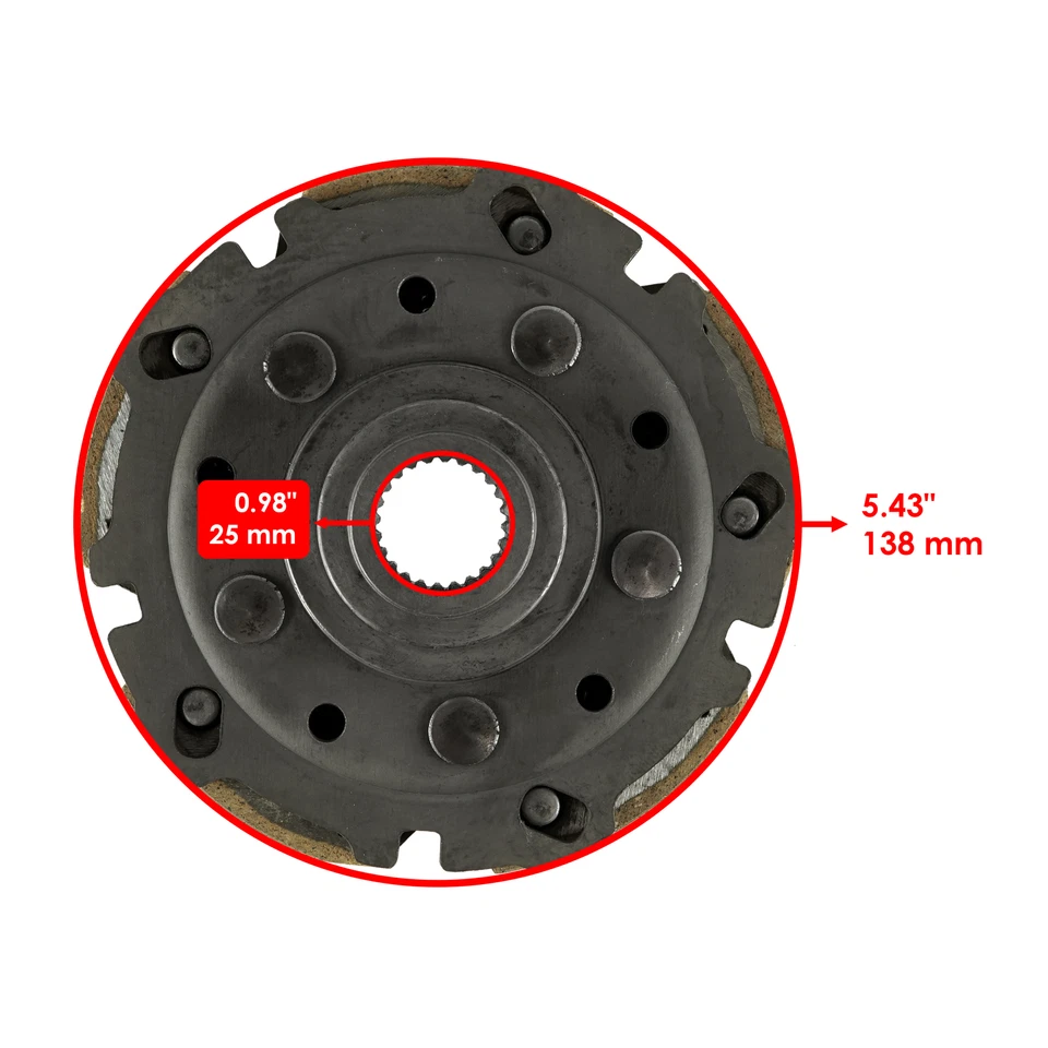 Portador centrífugo embrague húmedo para Arctic Cat Prowler Xtz 1000 2009-2014 Foto 3 de 4