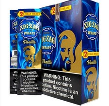 Zig Zag Vanilla Cigar Wraps - 2 -25 Packs 50 Wraps Total