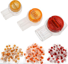 VAKTOK 150PCS Waterproof Telephone Line Connectors - Data Phone Wire Butt Spl...