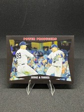 2020 Topps Archives 1960 Combo Card Black Aaron Judge Gleyber Torres #60CCJT /99