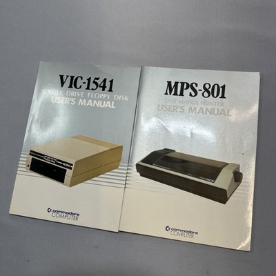 Commodore Computer MPS-801 Dot Matrix + VIC-1541 Single Drive User Manual