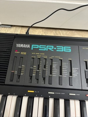 Vintage Yamaha Psr-36 Midi FM 1988 Portable Synthesizer Keyboard