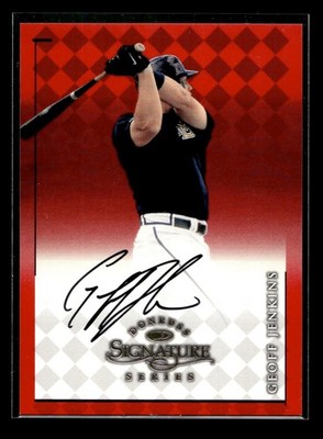 Geoff Jenkins 1998 Donruss Signature #NNO Signature Series Autographs Auto