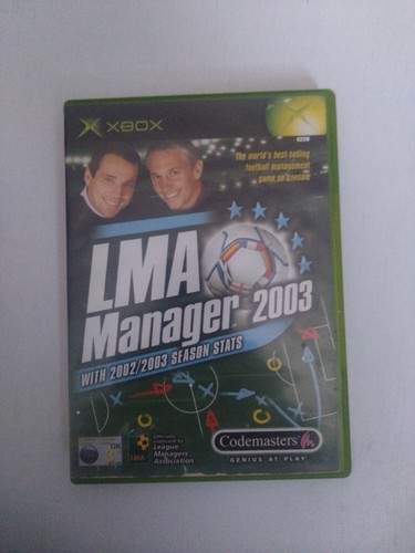 LMA Manager 2003 Original Xbox with manual and insert - Picture 1 of 4