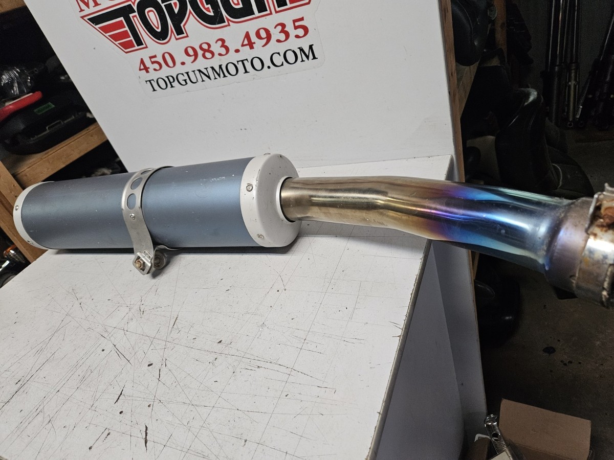 2000 - 2001 YAMAHA YZFR1 YZF R1 OEM TITANIUM EXAUST MUFFLER