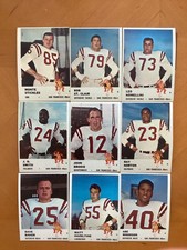 1961 Fleer San Francisco 49ers Complete 9-Card Lot Brodie Smith St. Clair Norton