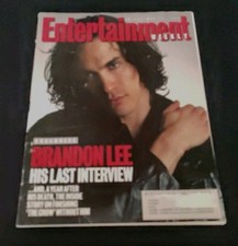 Entertainment Weekly Magazine May 13, 1994 Brandon Lee His Last Interview
