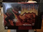NEW DOOM STANDARD EDITION SNES LIMITED RUN, RUMBLE FEATURE, BIG BOX