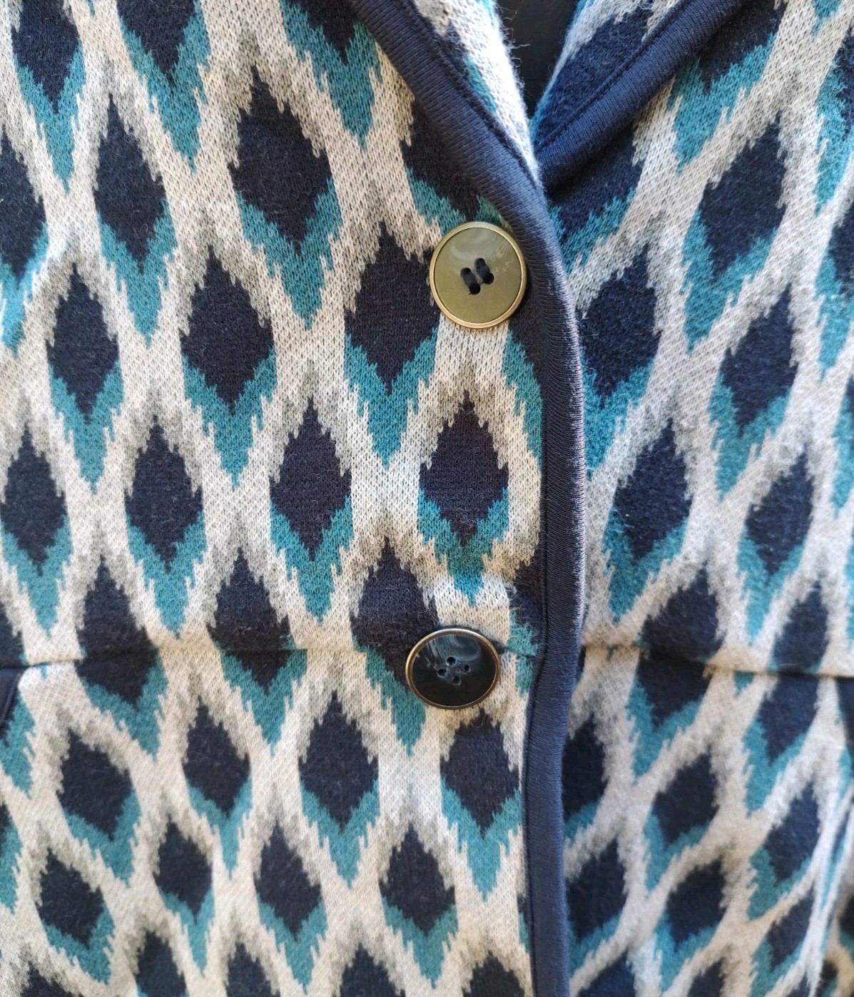 Pendleton Cotton Geometric Double Button Blazer J… - image 2