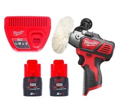 Milwaukee M12BPS M12 12V Cordless Sub Compact Polisher / Sander With 2 x 2.0Ah