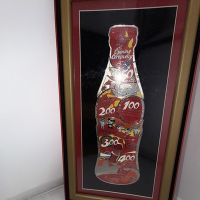 Coca-Cola Opening Ceremony 2008-08-08 Bottle Pin Framed Display