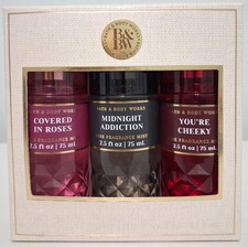 Bath Body Works Boxed Mini FINE FRAGRANCE MISTS Set of 3 NEW