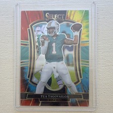 2025 Panini Select Premier Level Tie Dye Prizm /25 Tua Tagovailoa #181