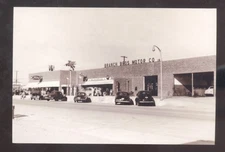 REAL PHOTO SPRINGHILL LOUISIANA BRANCH FORD MERCURY CAR DEALER POSTCARD COPY