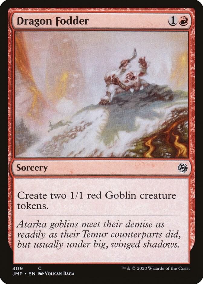 Dragon Fodder 309 Common Jumpstart Magic: The Gathering Near Mint