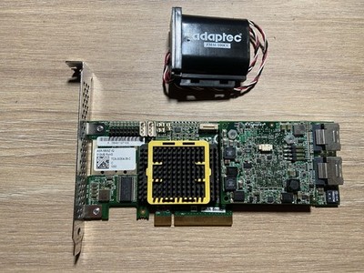 Adaptec ASR-5805Z/Q RAID Controller Card PCI Express + Battery - TESTED - GOOD