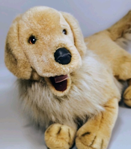 HTF Vintage Plush Golden Retriever Dog by Douglas Cuddle Toys 23" Stuffed Animal