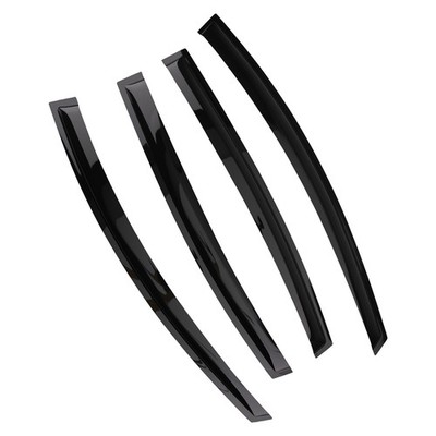 4PCS Sun Guard Deflectors for KIA RIO K2 SEDAN 2011-2017 Black  Set