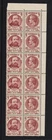 1951 Australia Discovery of Gold Stamps Block 12 SG 245/6 MUH