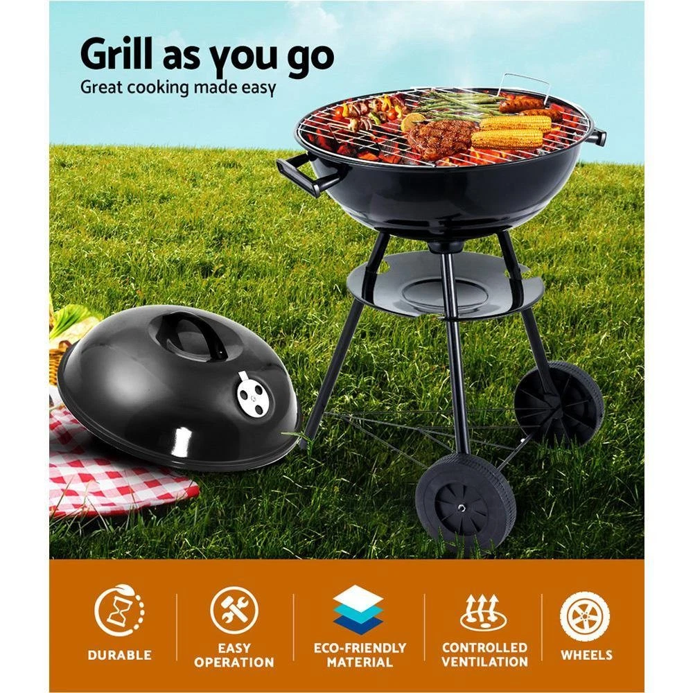 Charcoal BBQ Smoker Grill Oven